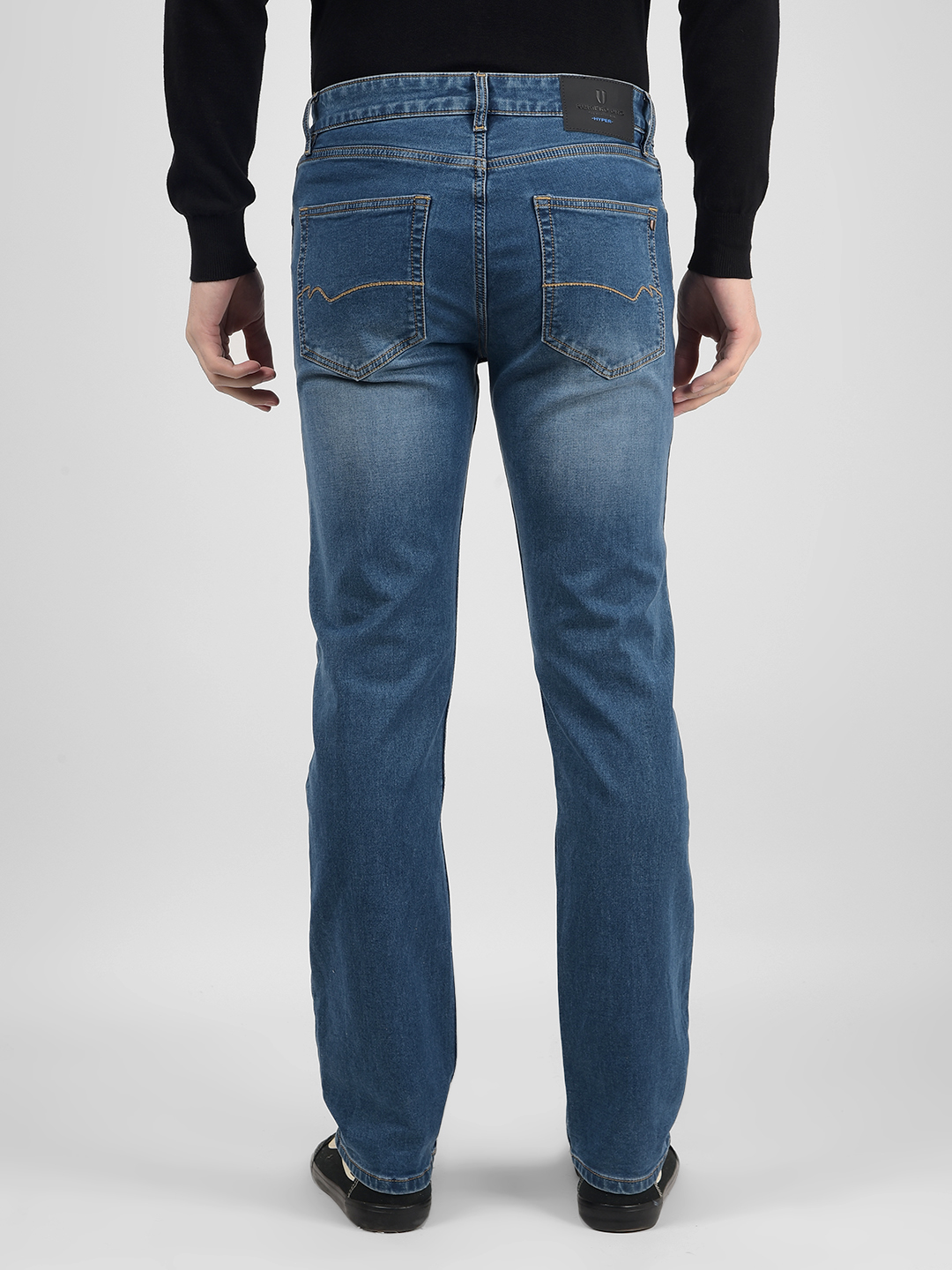 Numero Uno Men Solid Blue Jeans